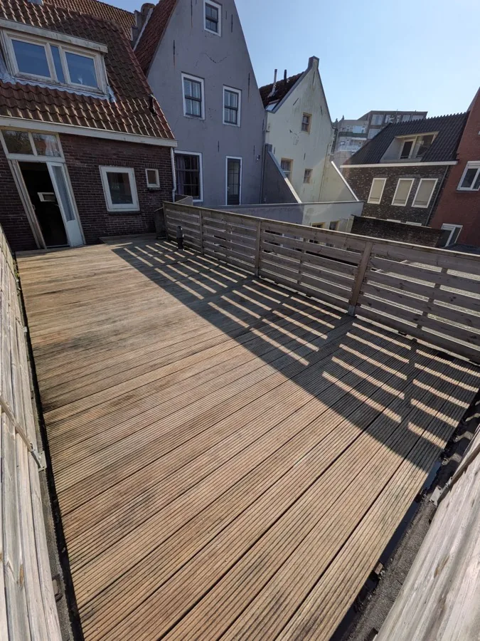 Terras reinigen Zeeland – voor en na voor